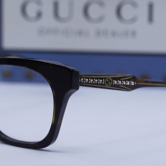 Final Price! Gucci GG1299O 002 Havana Eyeglasses 55mm - Picture 5 of 12